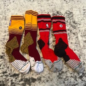 Cavaliers and Trailblazers NBA Socks-Stance- Large